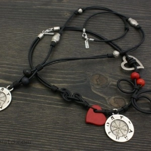 Wheel of Fortune - Men's and Women's necklaces Set