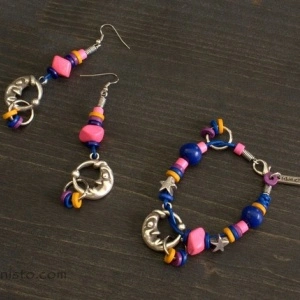 Women's Bracelet & Earrings Set