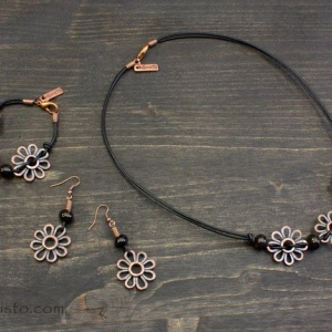 Women's Bracelet, Necklace & Earrings Set