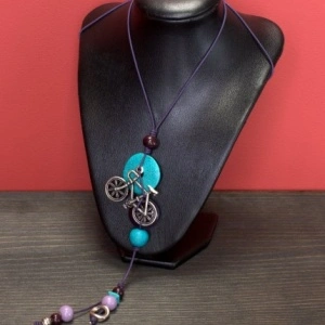 Women's Necklace Bicycle