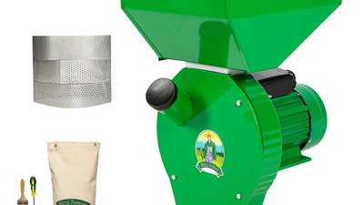 Moara de măcinat porumb cu sac colector: soluția practică pentru curte și grădină fără risipă