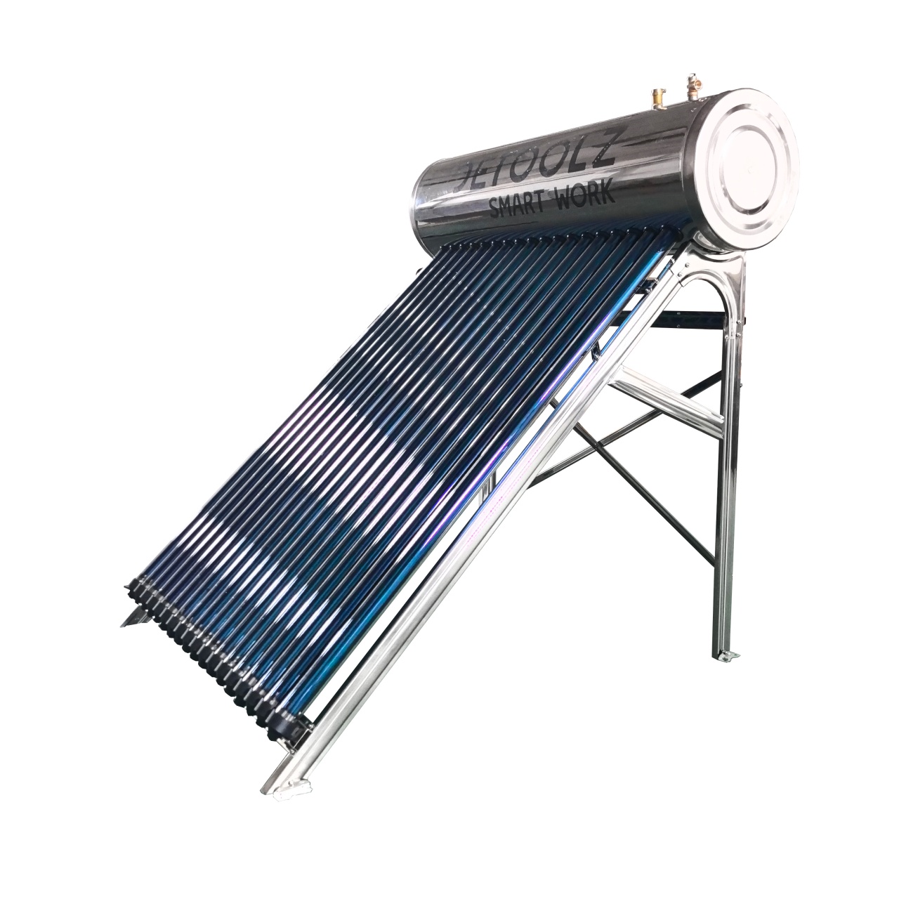 STORE SOL  Panou solar presurizat Detoolz, capacitate 180 litri, inox, 18 tuburi