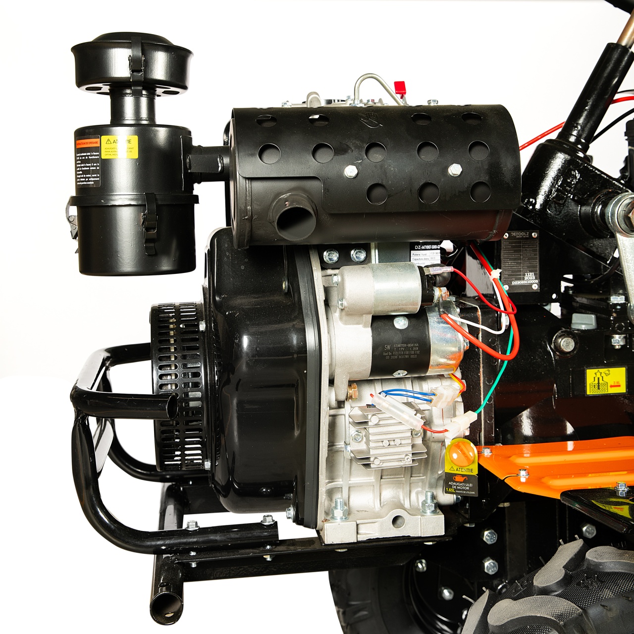 Motocultivator Ride-On Detoolz, 17CP, capacitate cilindrica 530 CC