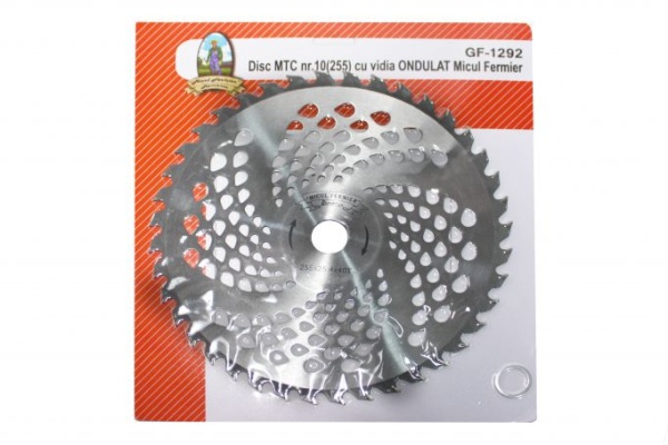 micchan Disc motocoasa Micul Fermier, 40T, vidia ondulat, Ø255mm
