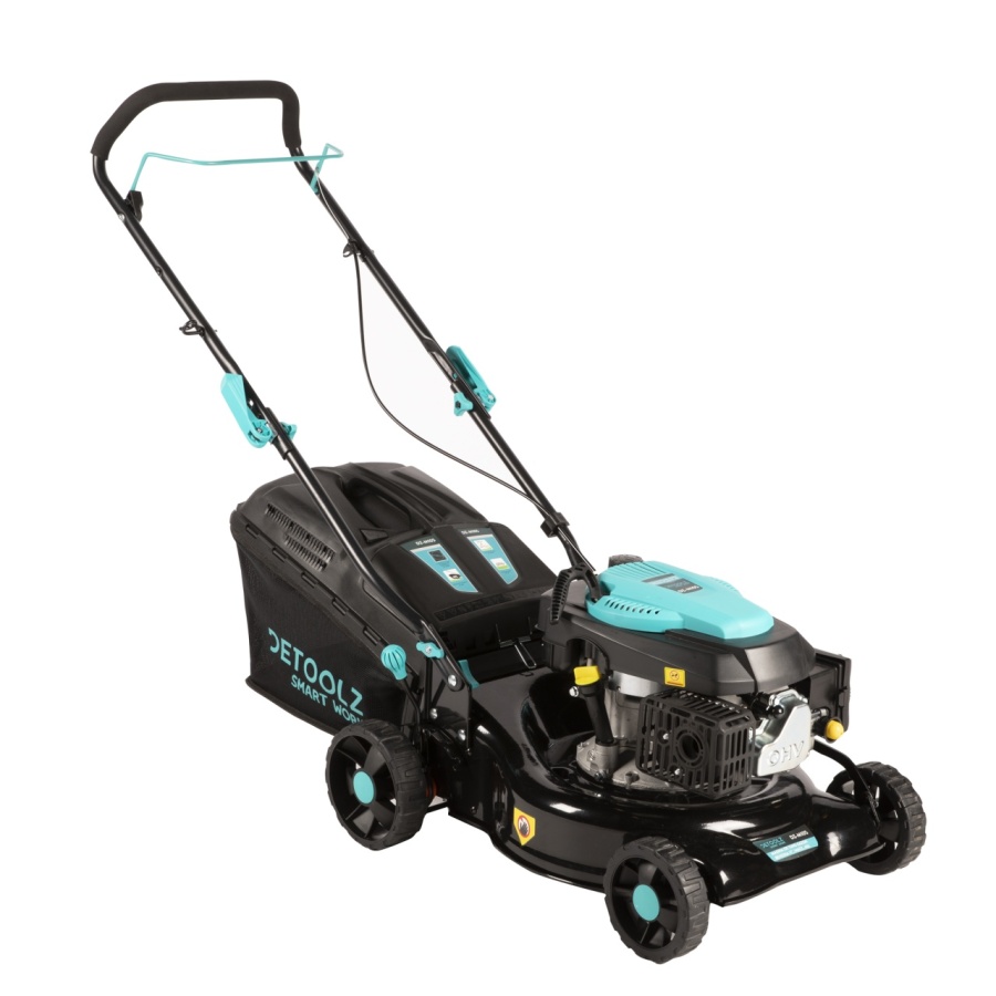 Masina de tuns gazon Detoolz, 3.5CP, 146CC, latime de taiere 43cm, colector 40L