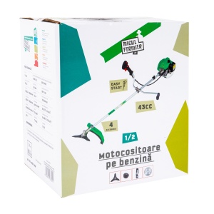 3.4 hp petrol brush cutter with 4 accessories and quick-start function - Img 7