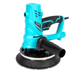 850W wall sander, Ø180mm, with variable speed control and LED strip