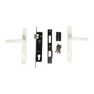 ALBA Door latch with lock and saddles (yala)