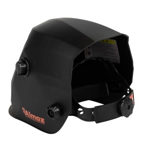 Almaz automatic welding helmet, 93x43mm viewing window, 2 sensors, welding, grinding - Img 4