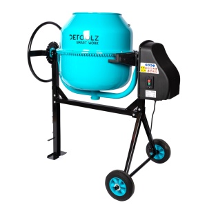 Betoniera Detoolz 160L, 1000W, cu roti si coroana de fonta - Img 17