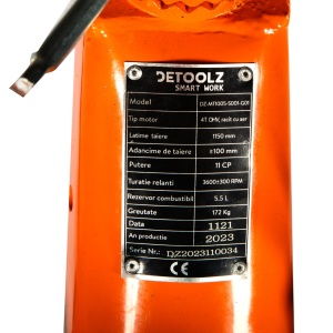 Detoolz 11CP 418cc rotary tiller, diesel, 4-stroke, 3-speed, electric start, with wheels - Img 15