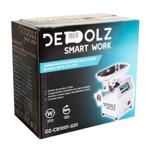 Detoolz meat mincer, 350W, 60 kg/h, stainless steel, with 2 screens - Img 5