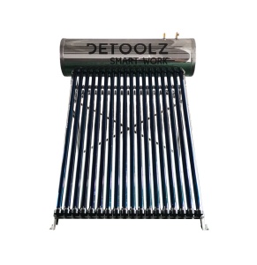 Detoolz pressurised solar panel, 180-litre capacity, stainless steel, 18 tubes - Img 2