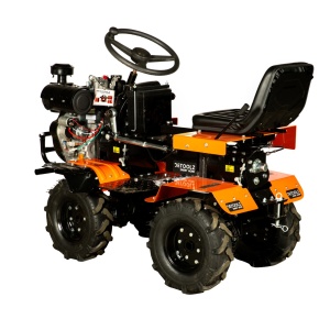 Detoolz Ride-On Motor Cultivator, 17 hp, 530 cc engine capacity, 4-stroke engine, 4x4, 4 speeds, 2 gearboxes, electric start - Img 2