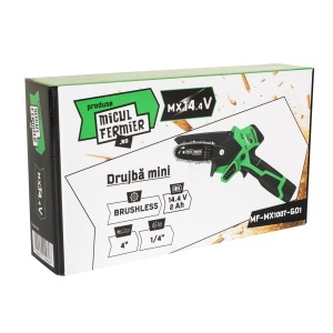 Drujba mini pe acumulator, Micul Fermier 14.4V, 2 Ah, lama 4", Brushless - Img 4