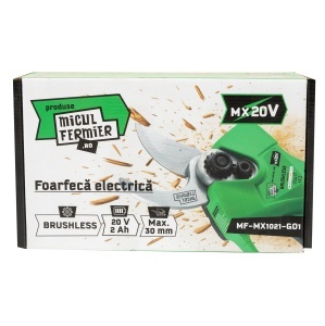 Foarfeca electrica Micul Fermier 20V, 2 Ah, capacitate maxima de taiere 30mm, Brushless - Img 7