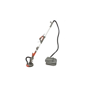 Foldable wall sander with LED vacuum cleaner 750W Ø225mm