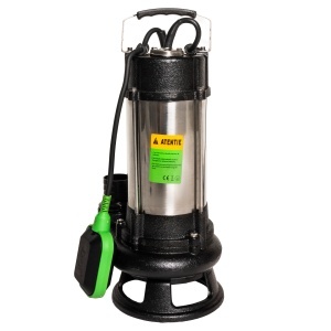 Micul Fermier 1.1 kW submersible pump, 12,000 l/h, head 13.5 m, with shredder