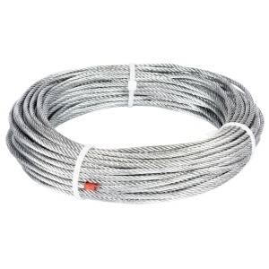 Micul Fermier galvanised steel cable, 3 mm diameter, 25 m length
