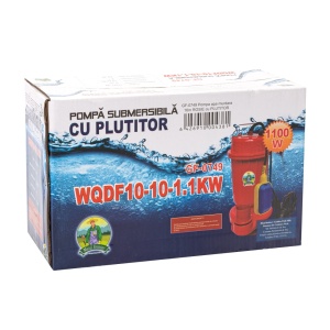 Pompa apa murdara Micul Fermier, 1.1 kW, debit maxim 15000 l/h, inaltime maxima de pompare 15 m, corp pompa fonta, cu plutitor - Img 2