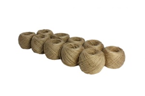 Set of 10 jute (hemp) eco 100g