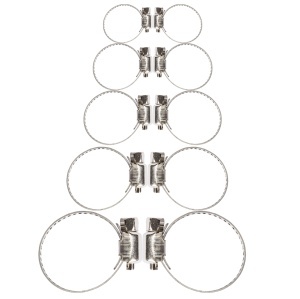 Set of 10 'Little Farmer' metal pendants, Ø8mm–27mm