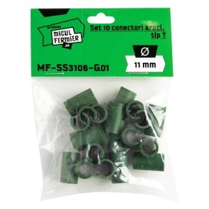 Set of 10 Micul Fermier T-type connectors, Ø11mm