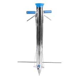 Stainless steel planter with 2 handles and pedal