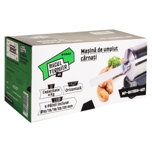 The Little Farmer sausage maker, 4 kg, horizontal model with 5 funnels - Img 9