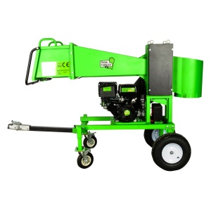 Tocator crengi Micul Fermier, motor benzina 18CP, diametru maxim de taiere Ø120mm, cu carlig de remorcare, pentru brichete - Img 6