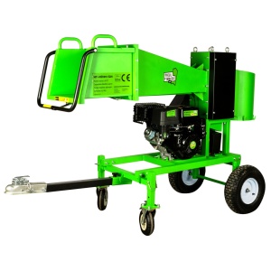 Tocator crengi Micul Fermier, motor benzina 18CP, diametru maxim de taiere Ø120mm, cu carlig de remorcare, pentru brichete - Img 16