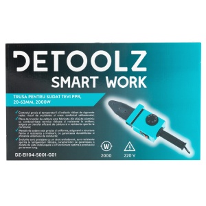 Trusa pentru sudat tevi din PPR Detoolz putere 2000W, diametru sudare 20-63mm - Img 18