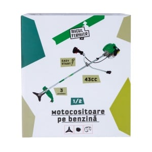 3.4 hp petrol brush cutter with 3 accessories and quick-start function - Img 8