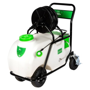 Battery-powered sprayer Little Farmer, capacity 90l, with wheels