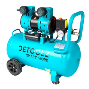 Compresor Detoolz 50L fara ulei, 1680 W, debit 214L/min, 8 bar, 2 prize de aer - Img 14
