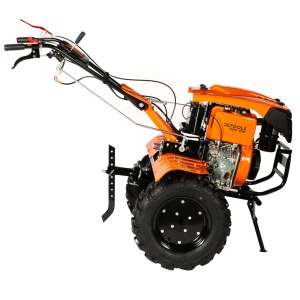 Detoolz 11CP 418cc rotary tiller, diesel, 4-stroke, 3-speed, electric start, with wheels - Img 6