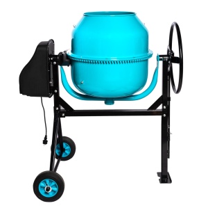 Detoolz concrete mixer, 160-litre capacity, 1000W power, cast iron mixing drum, with wheels - Img 7