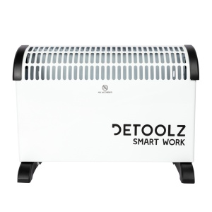 Detoolz electric convector heater, 2 kW, 3 power settings, with adjustable thermostat - Img 8