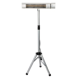 Detoolz patio heater, 2 kW, 3 power settings, maximum height 2.1 m, with remote control