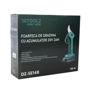 Foarfeca de gradina cu acumulator 20V 2Ah - Img 8