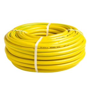 Furtun apa Micul Fermier, diametru 3/4" , lungime 20m, cu insertie, galben