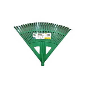 Little Farmer plastic rake without handle, 410x600mm, 27 tines