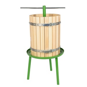 Micul Fermier grape press, 32-litre capacity, with stand