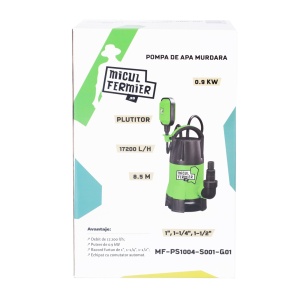 Micul Fermier waste water pump, 0.9 kW, maximum flow rate 17,200 l/h, maximum delivery head 8.5 m, with float switch - Img 13