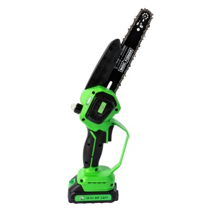 Mini drujba pe acumulator, Micul Fermier, 20V, cu doua lame 6'' si 8'', doua lanturi - Img 2