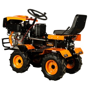 Motocultivator Ride-On Detoolz, 17CP, capacitate cilindrica 530 CC, motor 4 timpi, 4X4, 4 viteze, 2 cutii de viteze, pornire electrica - Img 6
