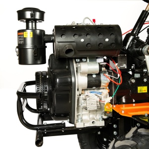 Motocultivator Ride-On Detoolz, 17CP, capacitate cilindrica 530 CC, motor 4 timpi, 4X4, 4 viteze, 2 cutii de viteze, pornire electrica - Img 23