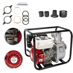 Motorpump Micul Fermier 6.5cp 196cc, petrol 4t, 3" connection, flow 60000l/h - Img 7