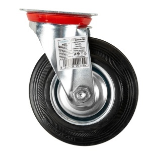 Roata pivotanta Detoolz, cauciuc 125x34.5mm G01 - Img 2