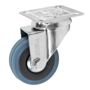 Roata pivotanta Detoolz, cauciuc+PP 50x17mm G01 - Img 2